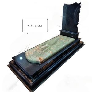 سنگ مزار مرمر سبز کد 8143