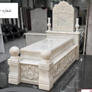 سنگ مزار مرمر کرم هشترود کد 8170