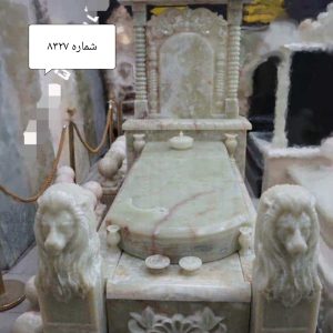 سنگ قبر مرمر سبز کد 8327